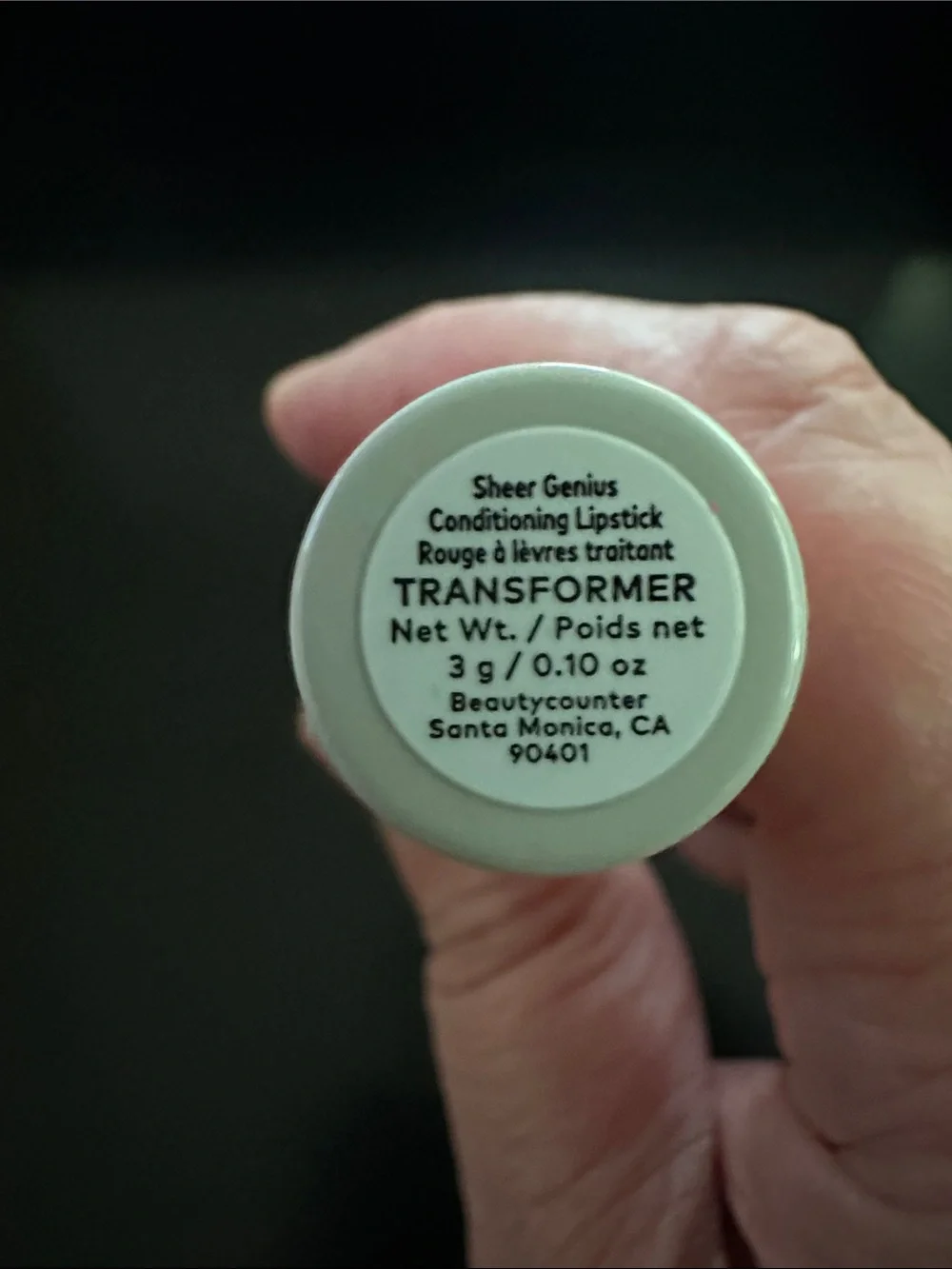Beautycounter Sheer Genius Conditioning Lipstick - Transformer